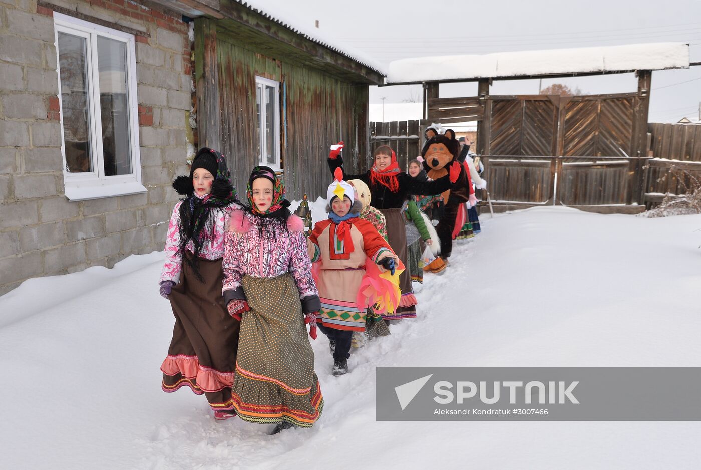 Christmas fortune telling and carol singing in Chelyabinsk Region