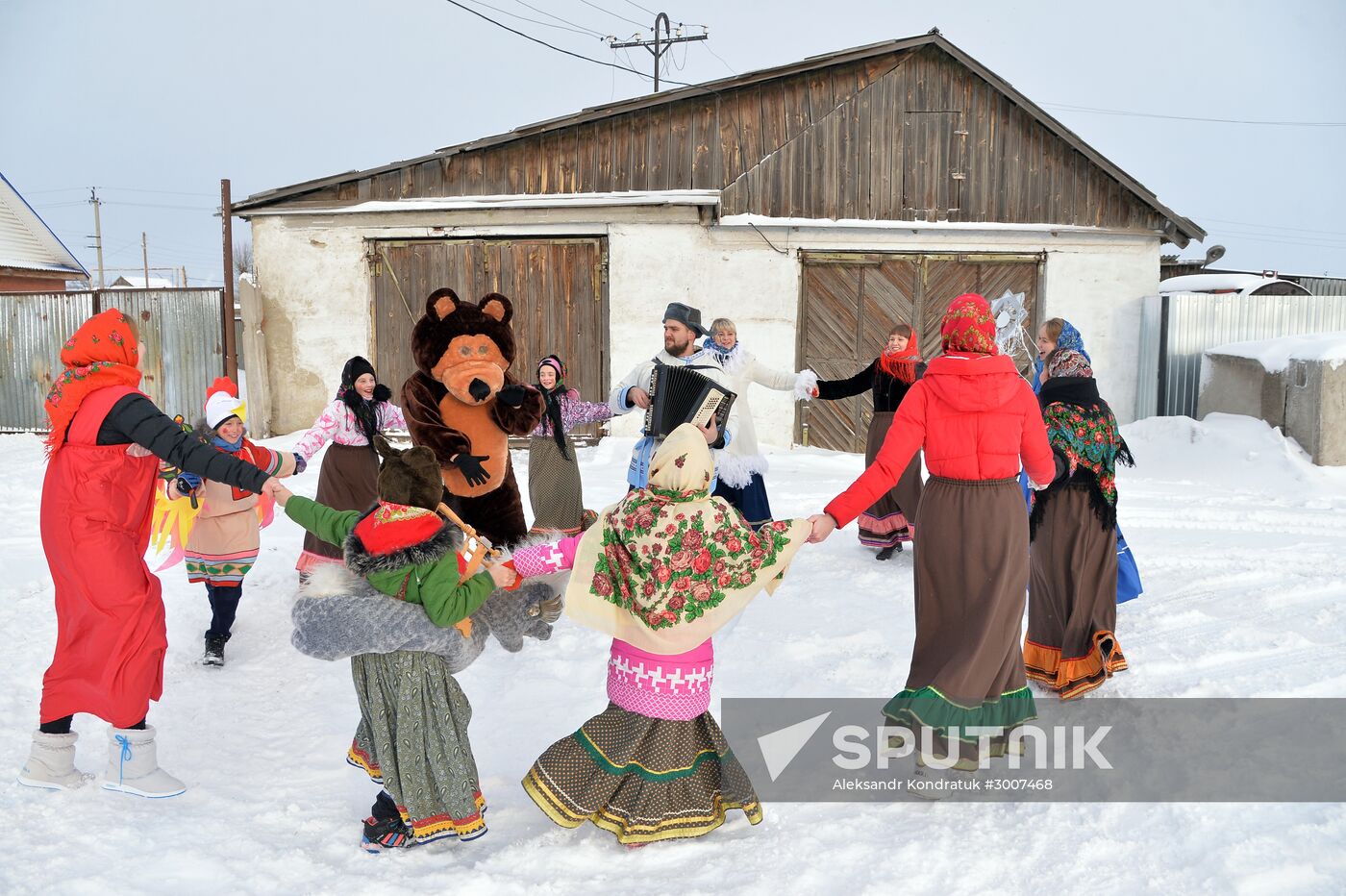 Christmas fortune telling and carol singing in Chelyabinsk Region