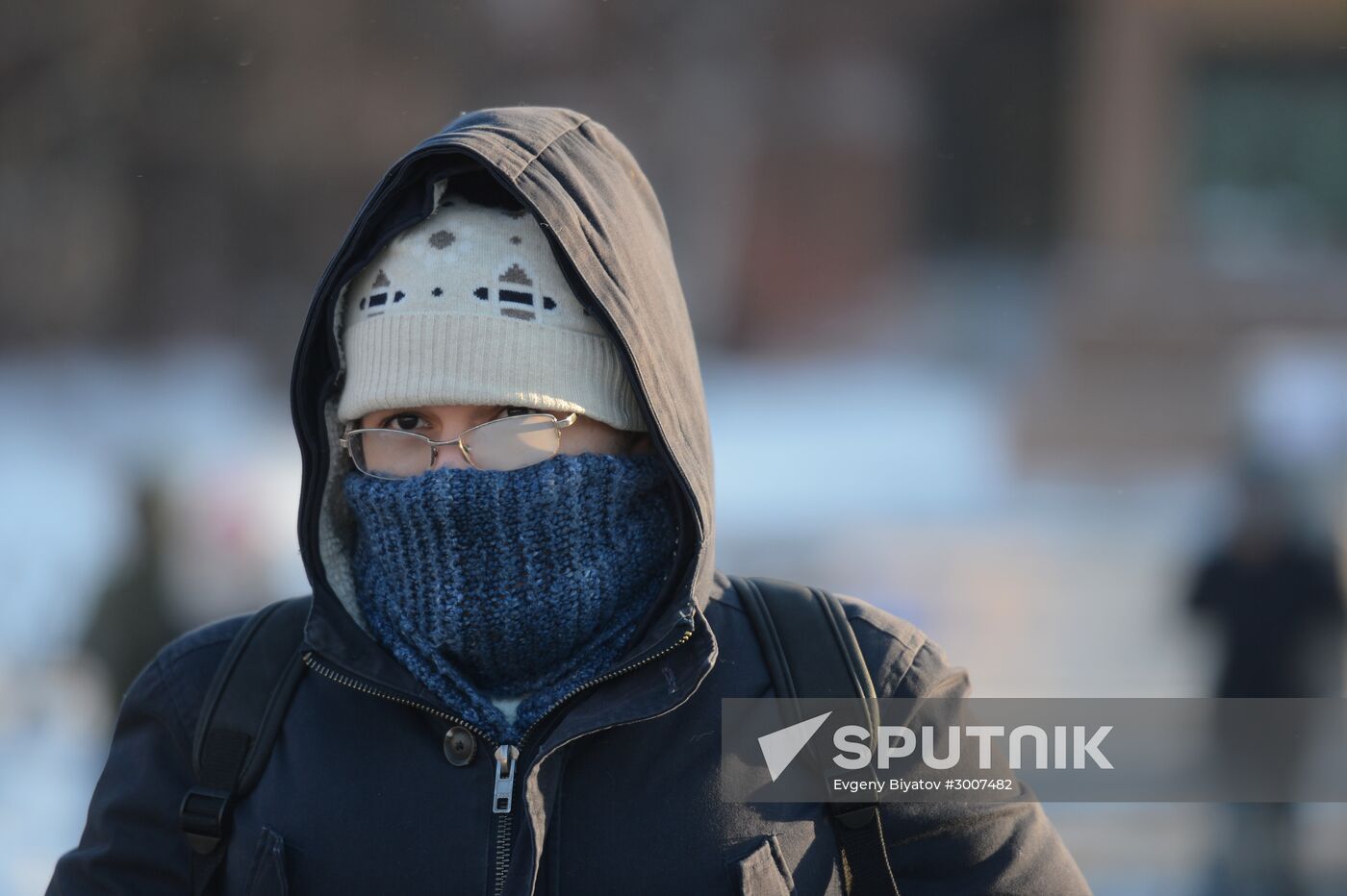 Freezing temperatures in Moscow