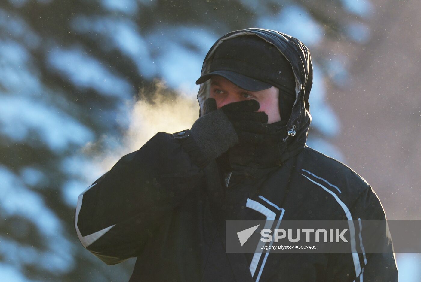 Freezing temperatures in Moscow