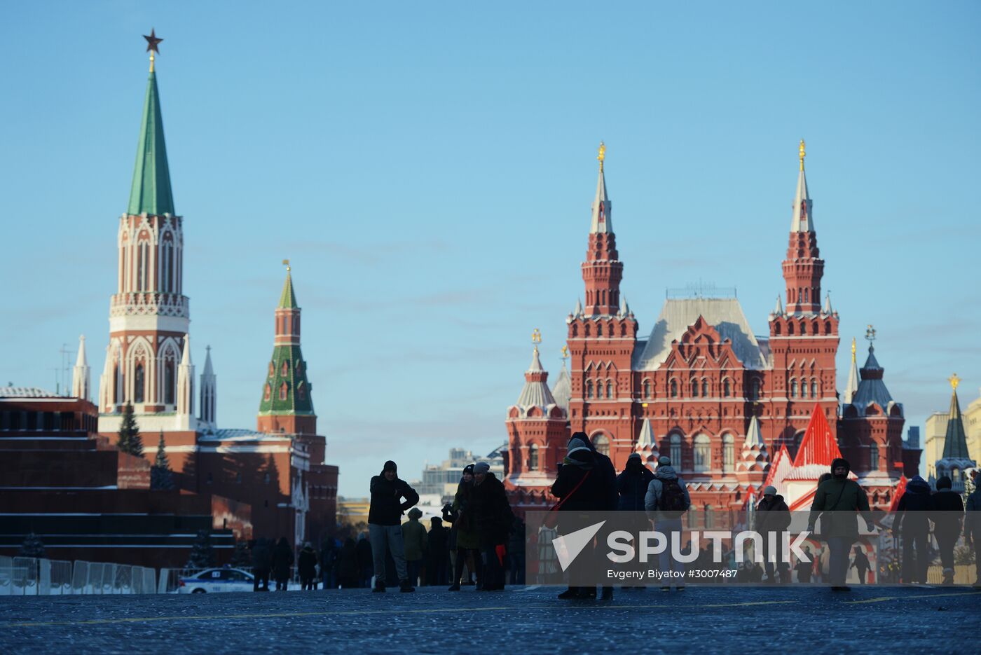 Freezing temperatures in Moscow