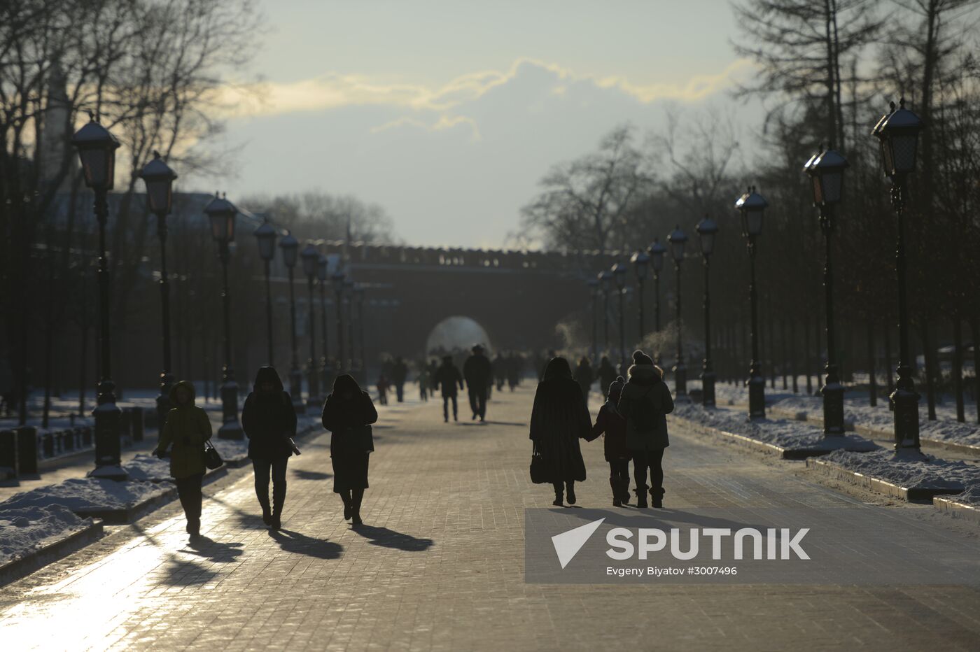 Cold snap in Moscow