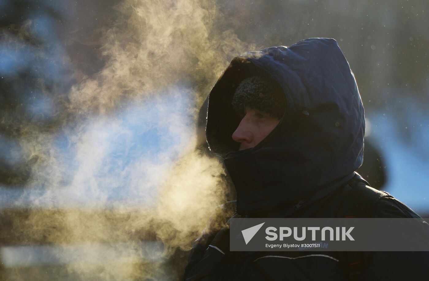 Freezing temperatures in Moscow