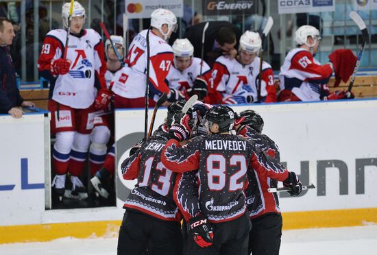 Kontinental Hockey League. Avangard (Omsk Region) vs. Lokomotiv (Yaroslavl)