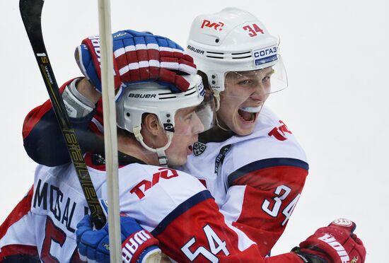 Kontinental Hockey League. Avangard (Omsk Region) vs. Lokomotiv (Yaroslavl)