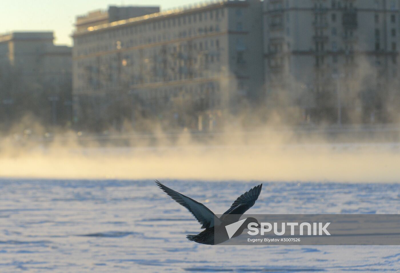 Freezing temperatures in Moscow