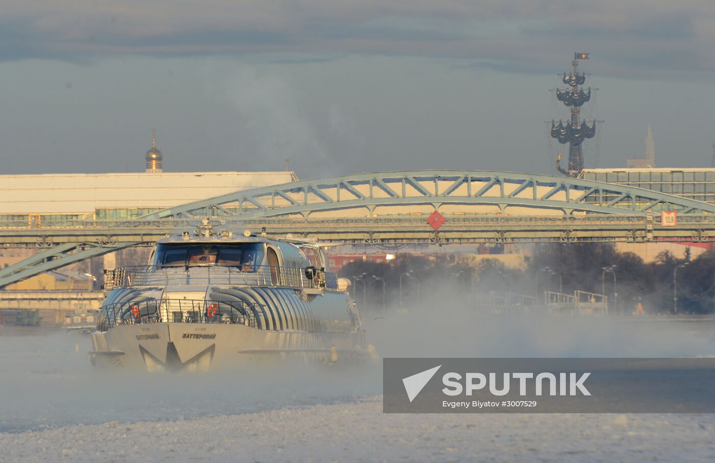 Freezing temperatures in Moscow