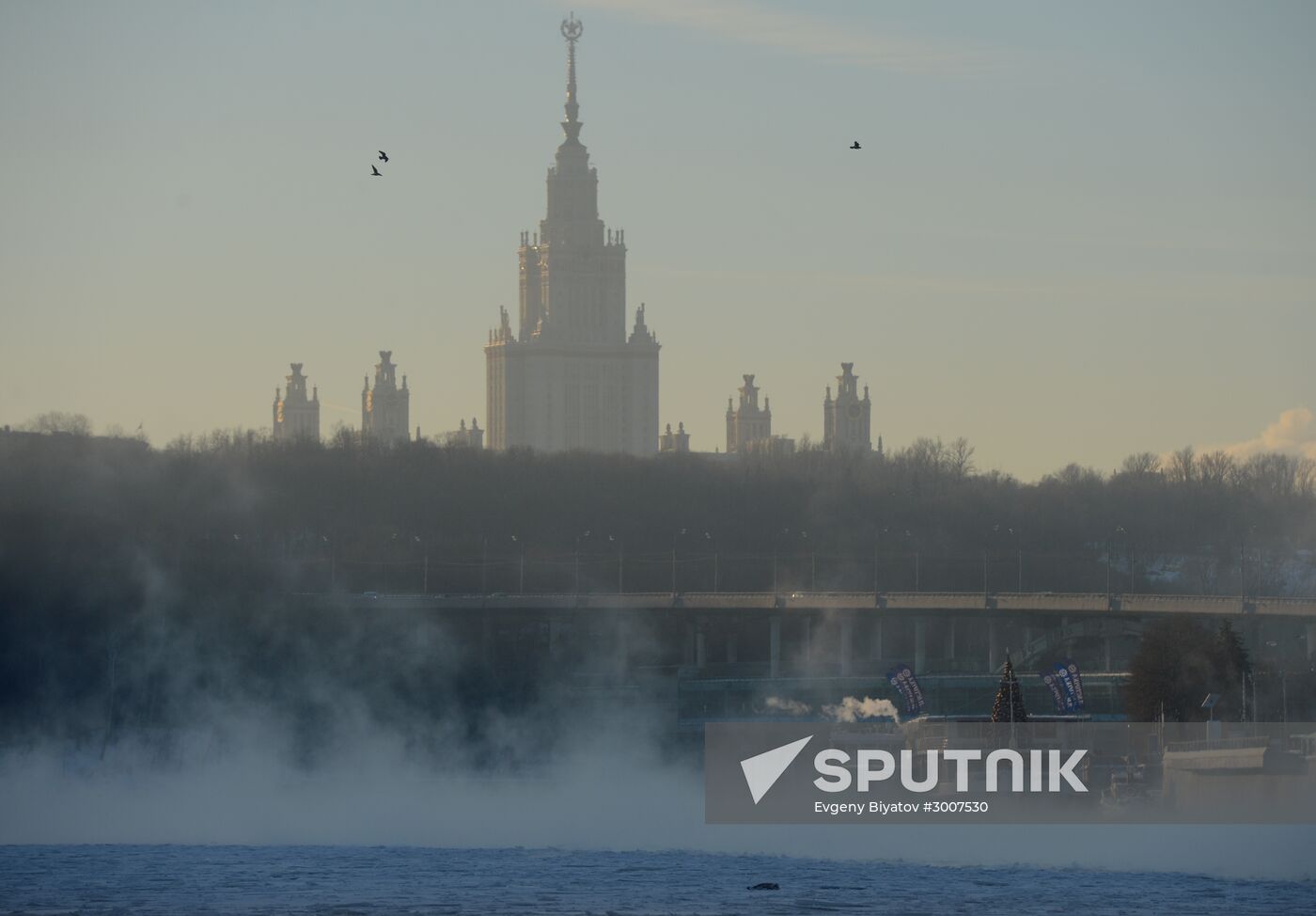 Freezing temperatures in Moscow