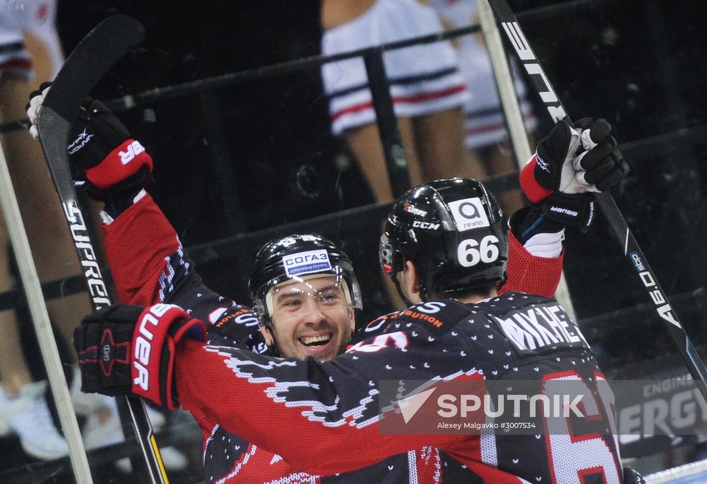 Kontinental Hockey League. Avangard (Omsk Region) vs. Lokomotiv (Yaroslavl)
