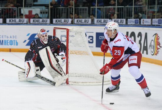 Kontinental Hockey League. Avangard (Omsk Region) vs. Lokomotiv (Yaroslavl)