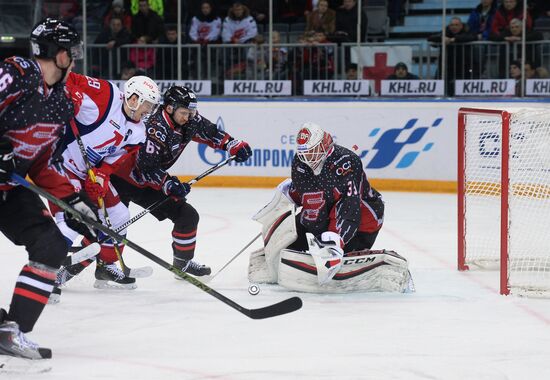 Kontinental Hockey League. Avangard (Omsk Region) vs. Lokomotiv (Yaroslavl)