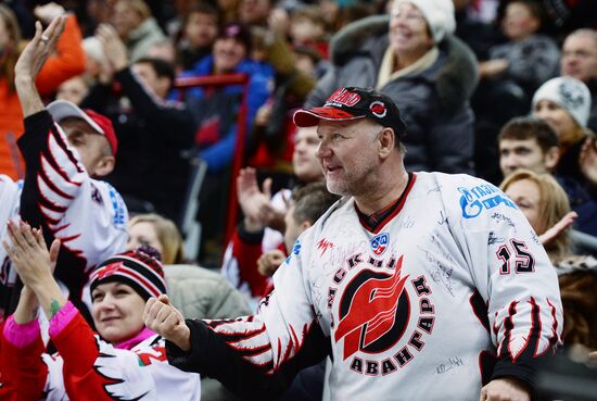 Kontinental Hockey League. Avangard (Omsk Region) vs. Lokomotiv (Yaroslavl)