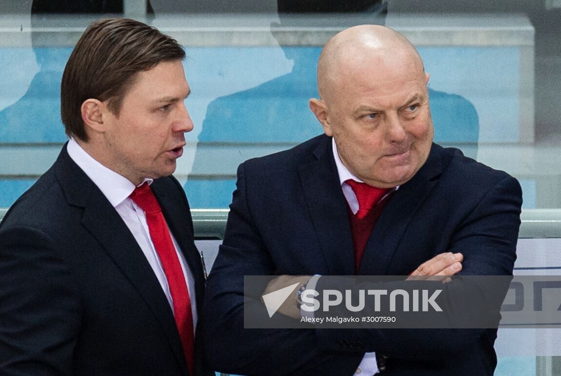 Kontinental Hockey League. Avangard (Omsk Region) vs. Lokomotiv (Yaroslavl)