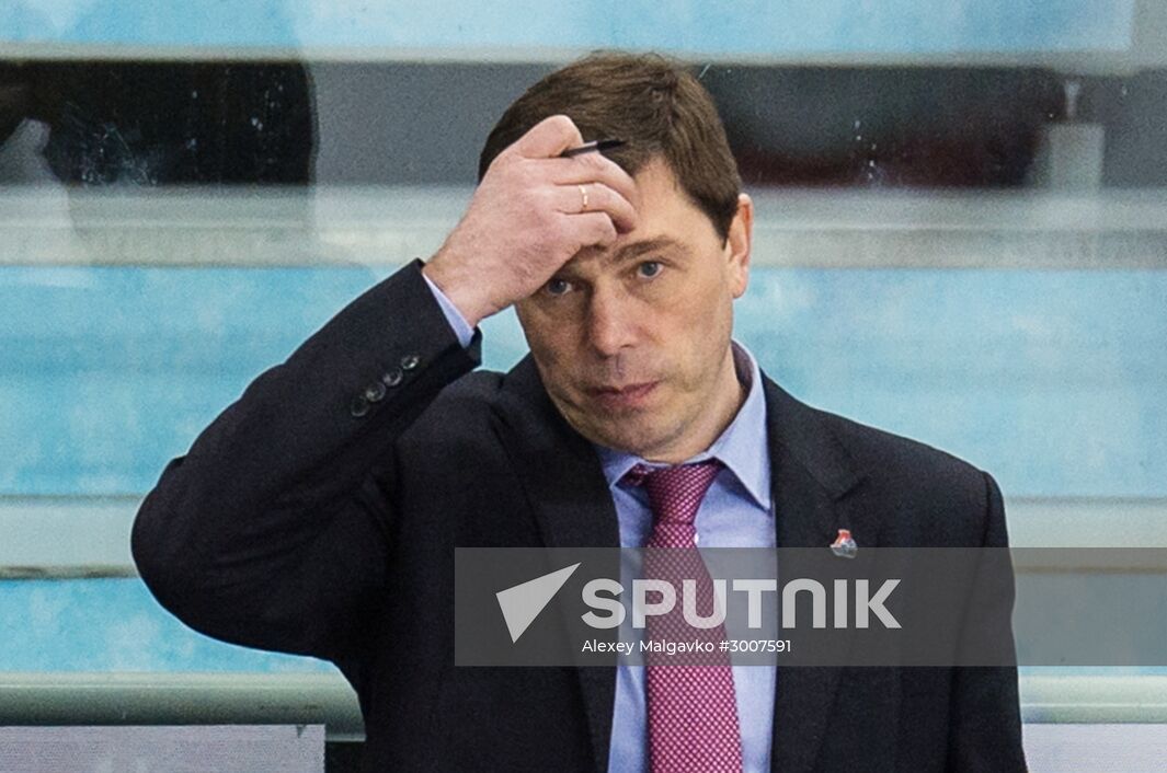 Kontinental Hockey League. Avangard (Omsk Region) vs. Lokomotiv (Yaroslavl)