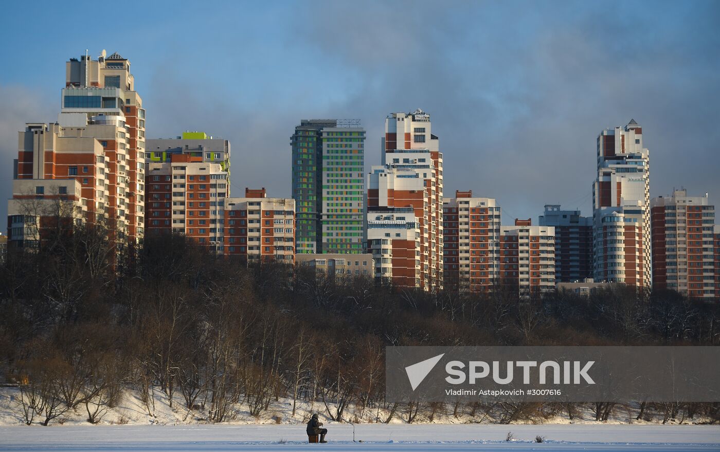 Freezing temperatures in Moscow