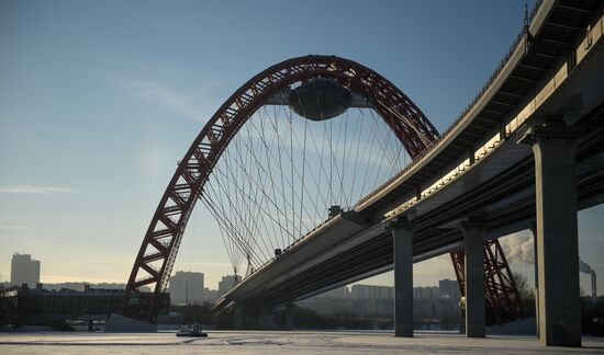 Freezing temperatures in Moscow