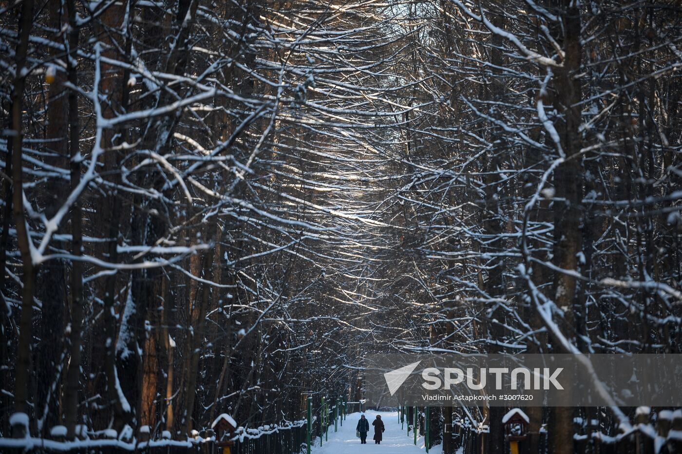 Freezing temperatures in Moscow