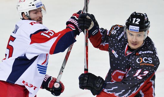 Kontinental Hockey League. Avangard (Omsk Region) vs. Lokomotiv (Yaroslavl)