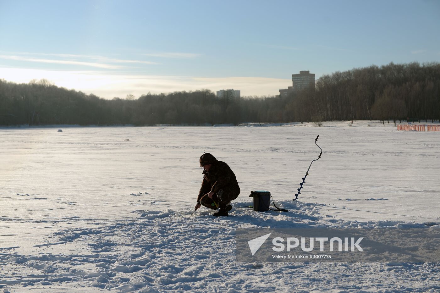 Freezing temperatures in Moscow