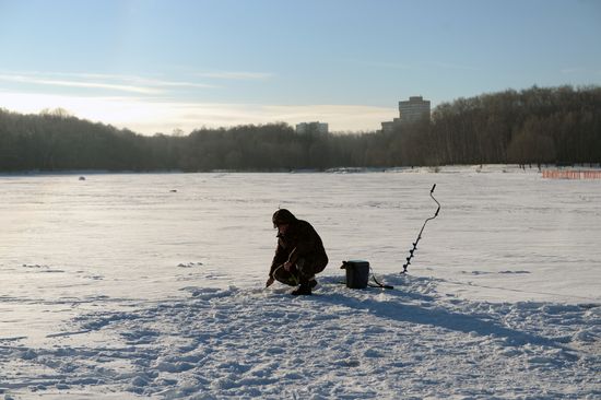 Freezing temperatures in Moscow