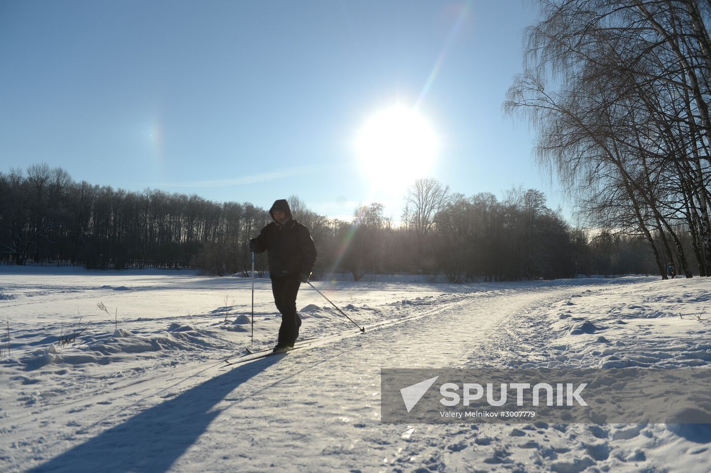 Freezing temperatures in Moscow