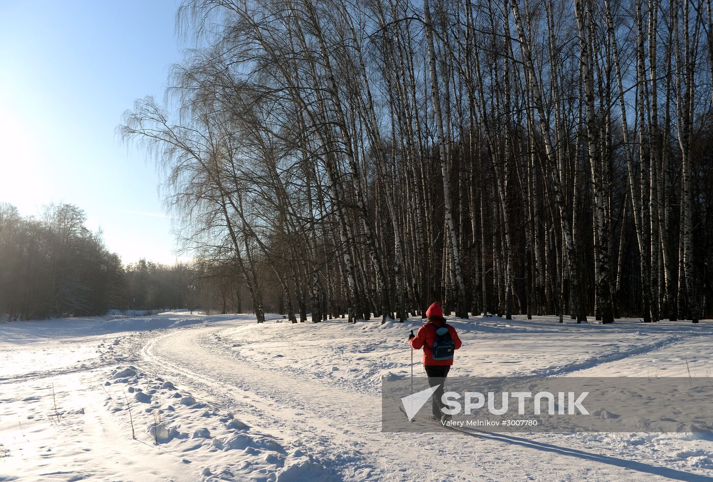 Freezing temperatures in Moscow