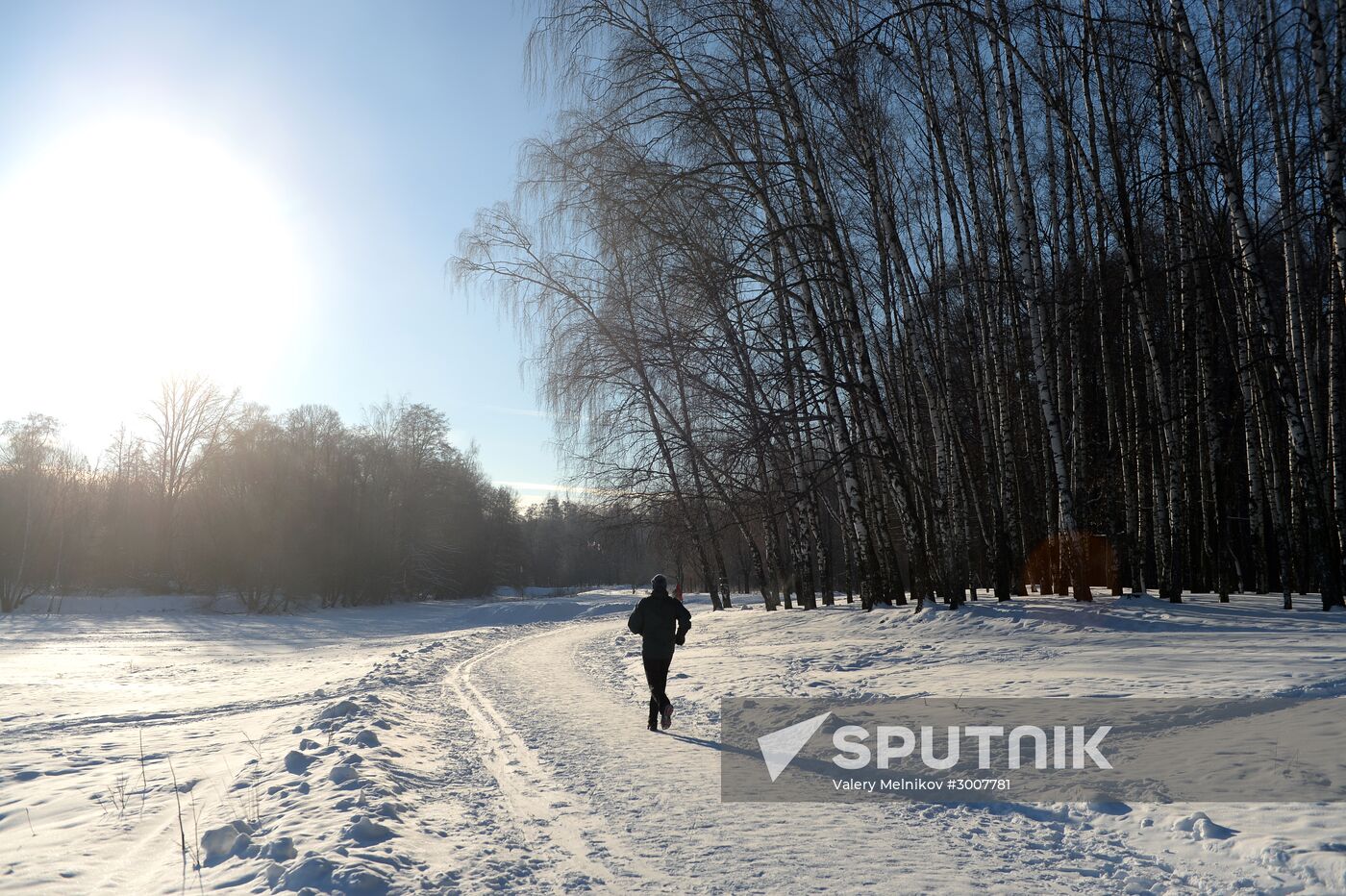 Freezing temperatures in Moscow