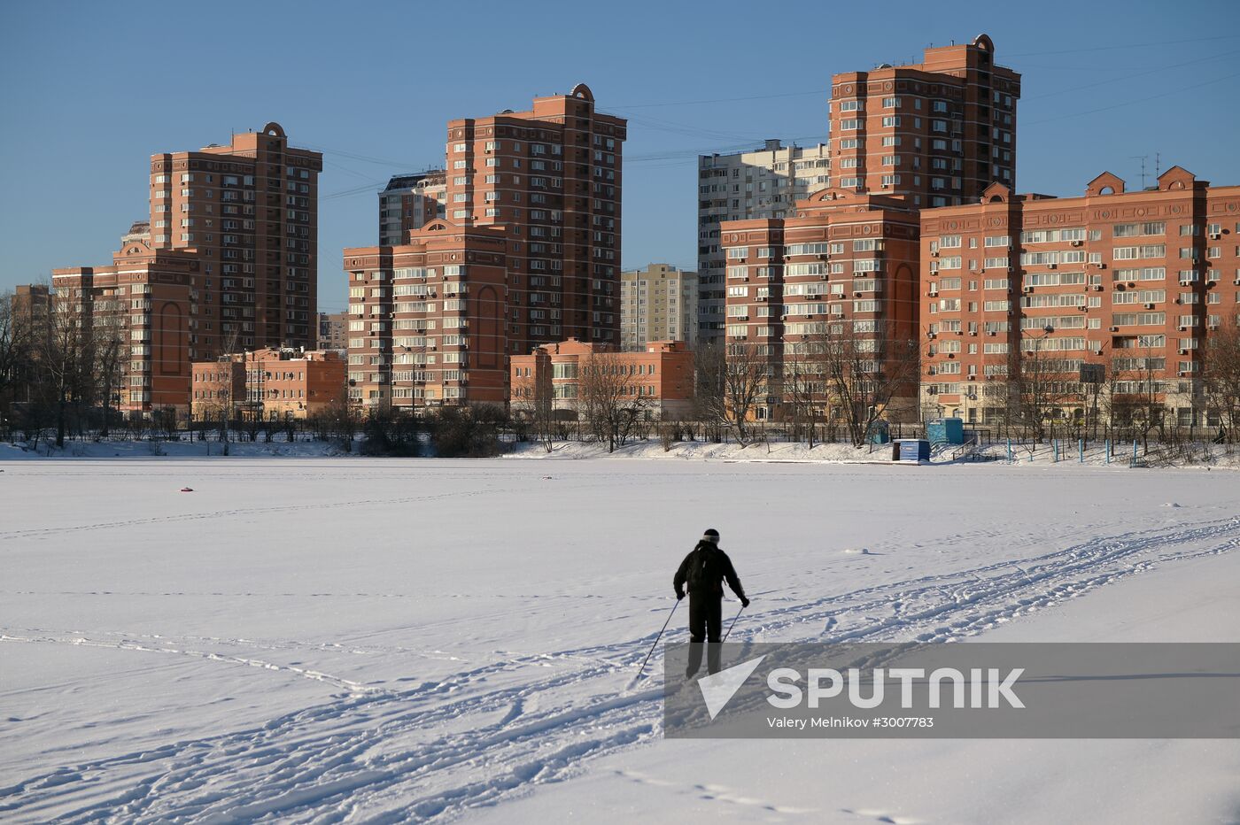 Freezing temperatures in Moscow