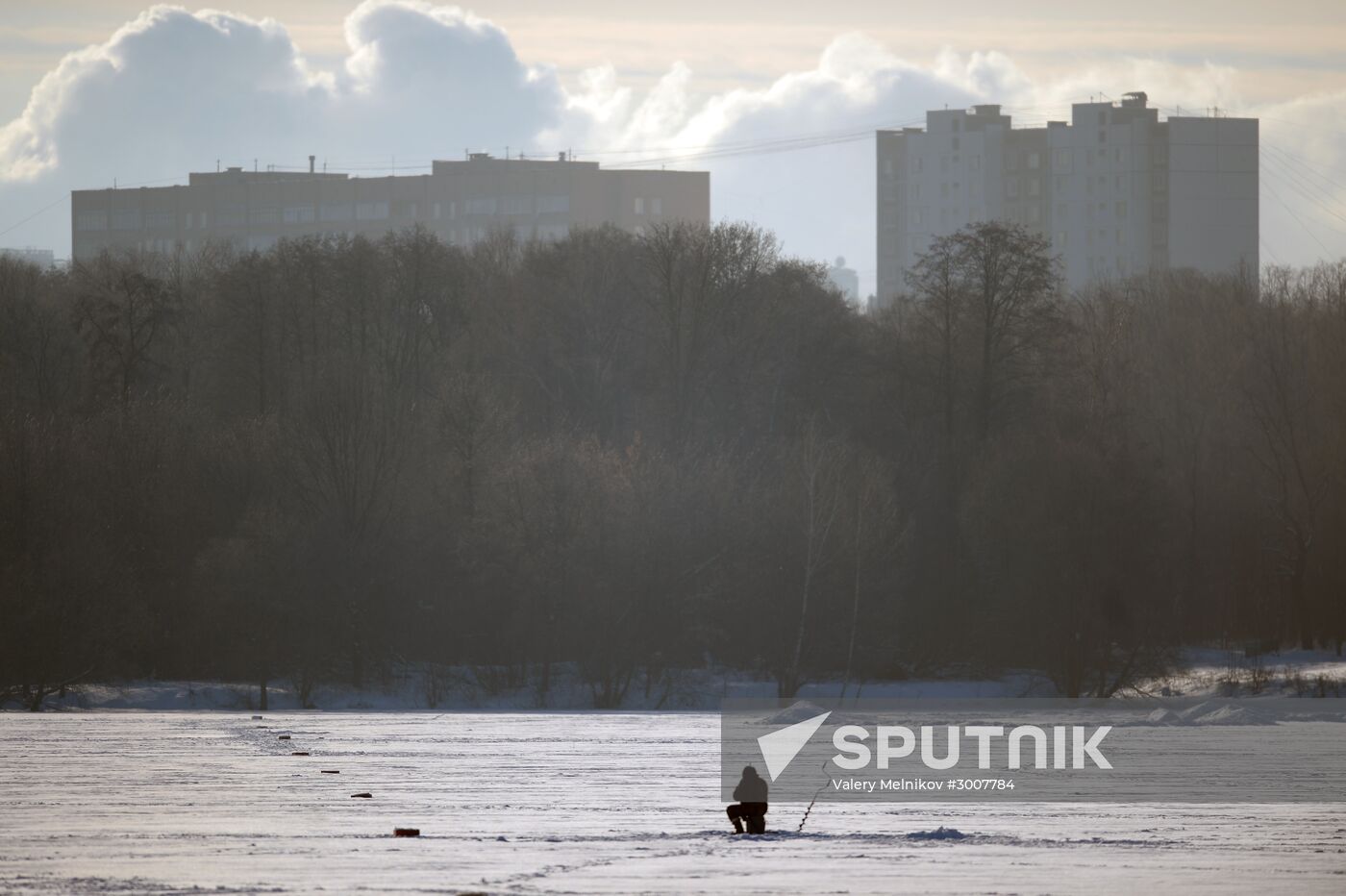 Freezing temperatures in Moscow