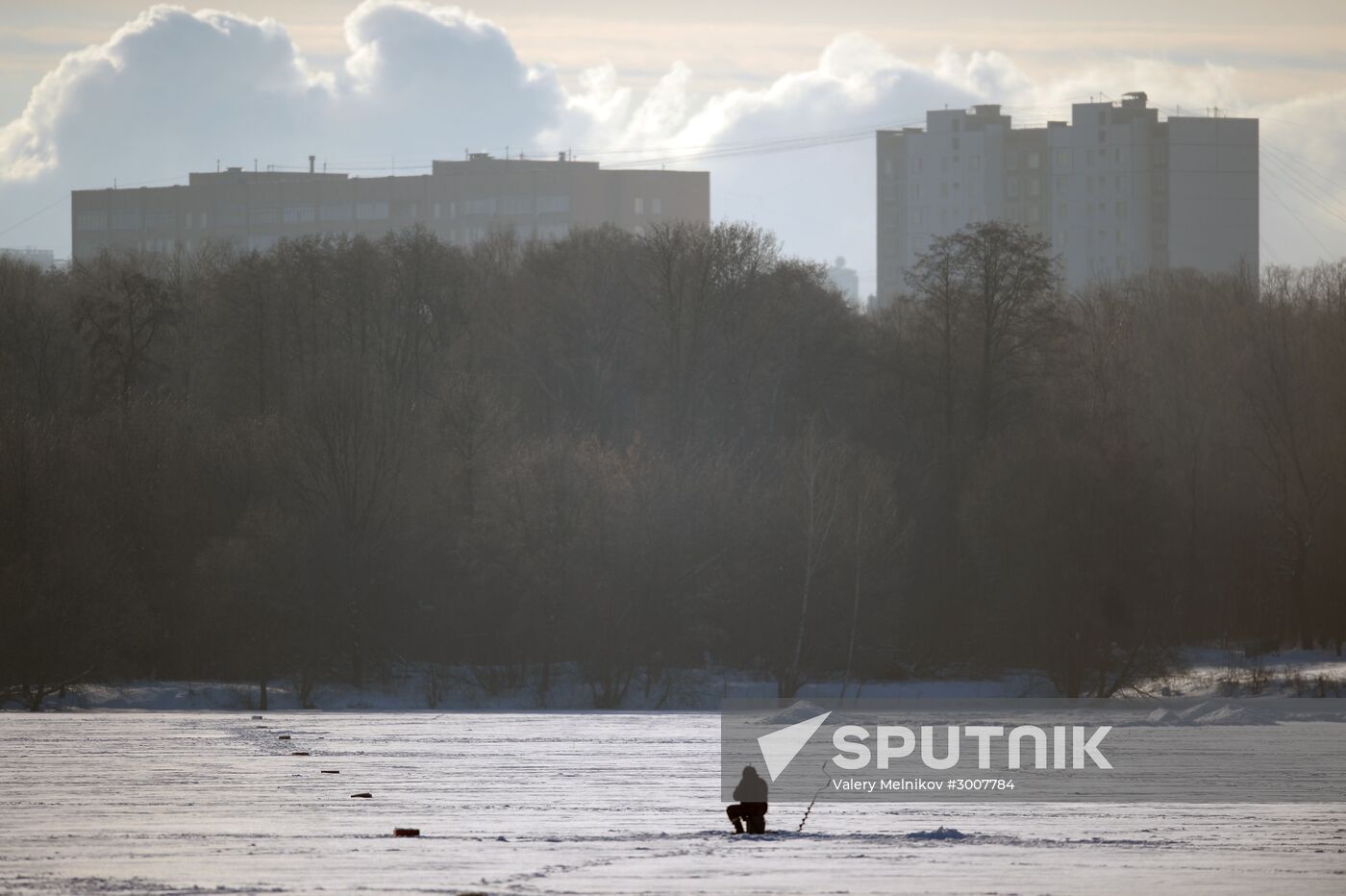Freezing temperatures in Moscow