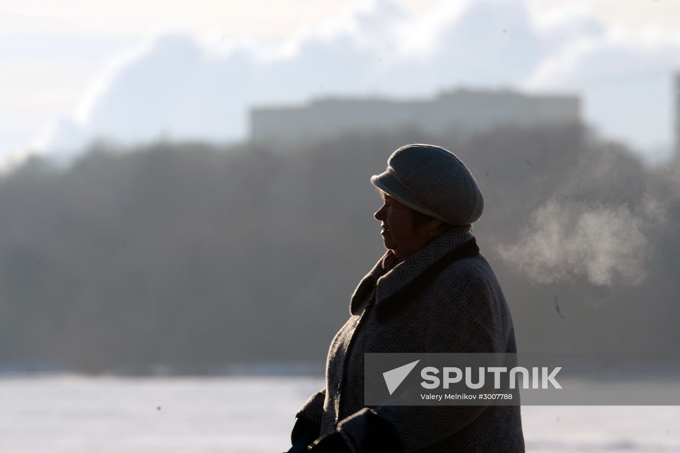 Freezing temperatures in Moscow