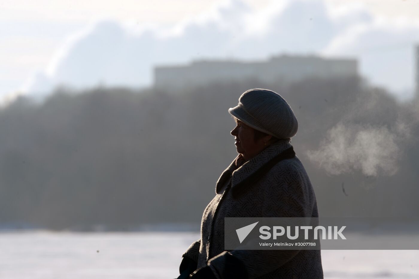 Freezing temperatures in Moscow