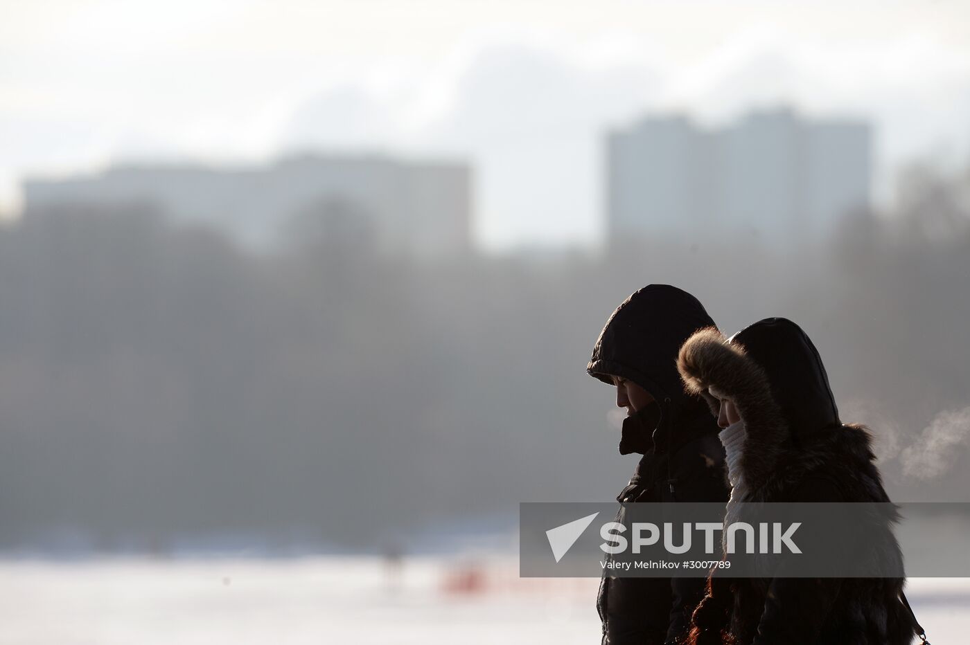 Freezing temperatures in Moscow