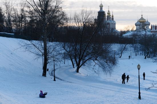 Freezing temperatures in Moscow