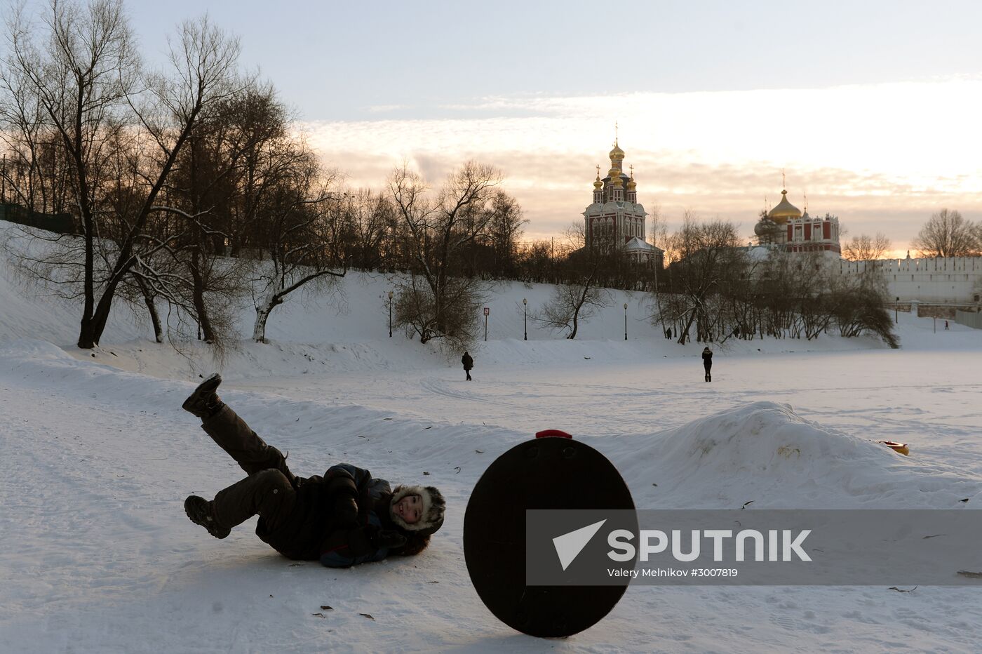 Freezing temperatures in Moscow
