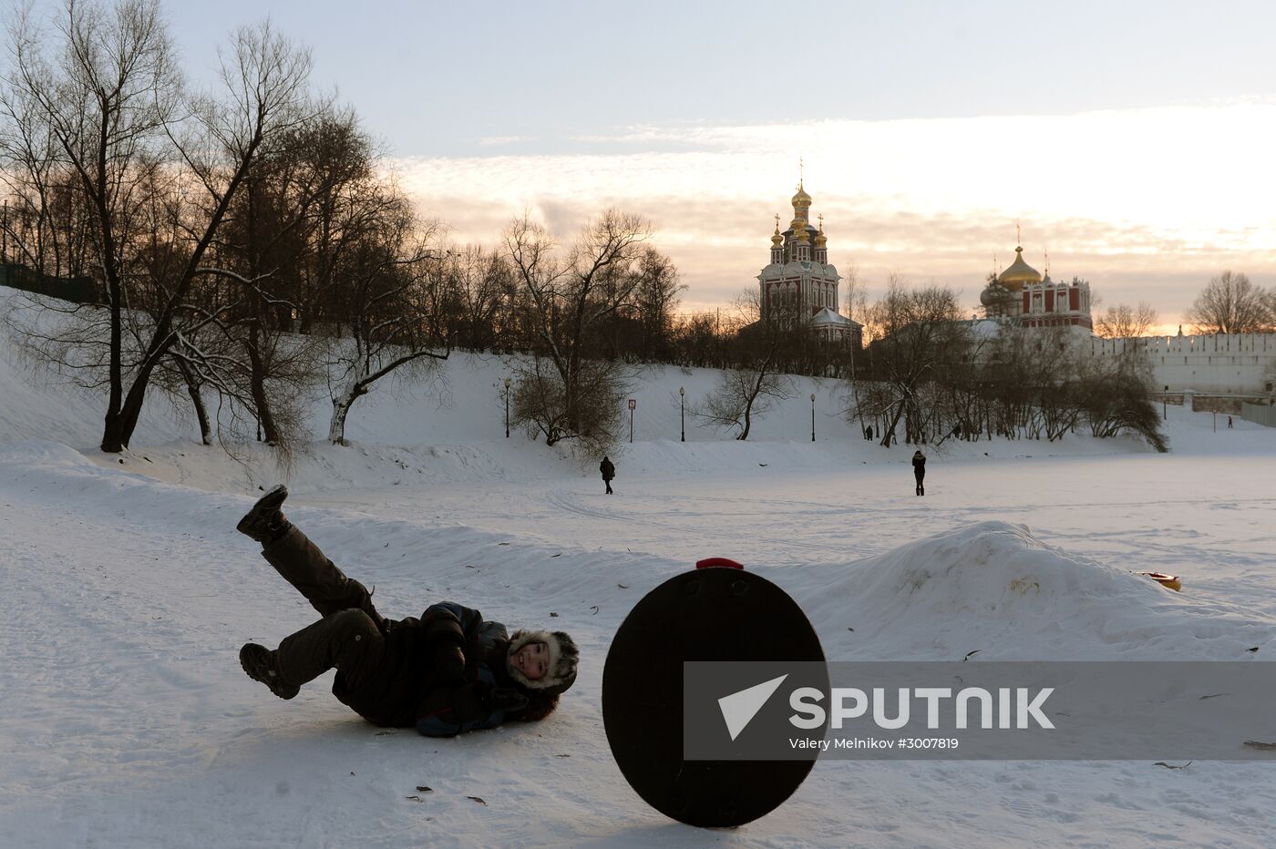 Freezing temperatures in Moscow