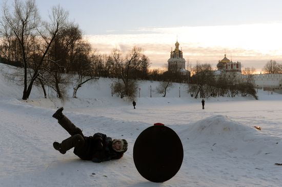 Freezing temperatures in Moscow