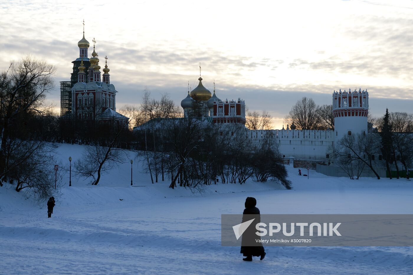 Freezing temperatures in Moscow