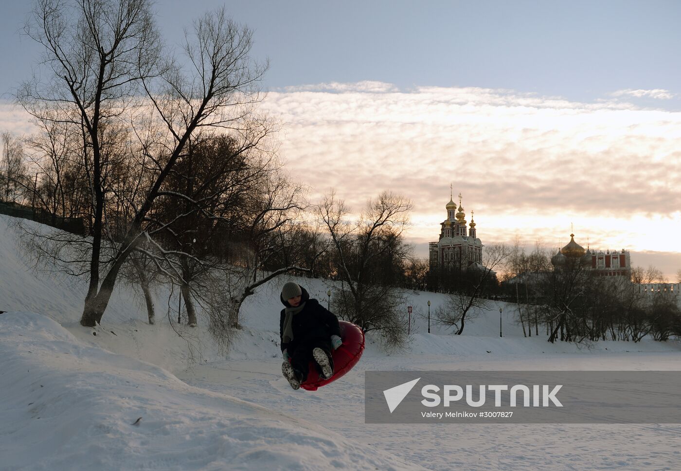 Freezing temperatures in Moscow