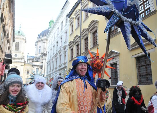 Christmas celebrations in Ukraine