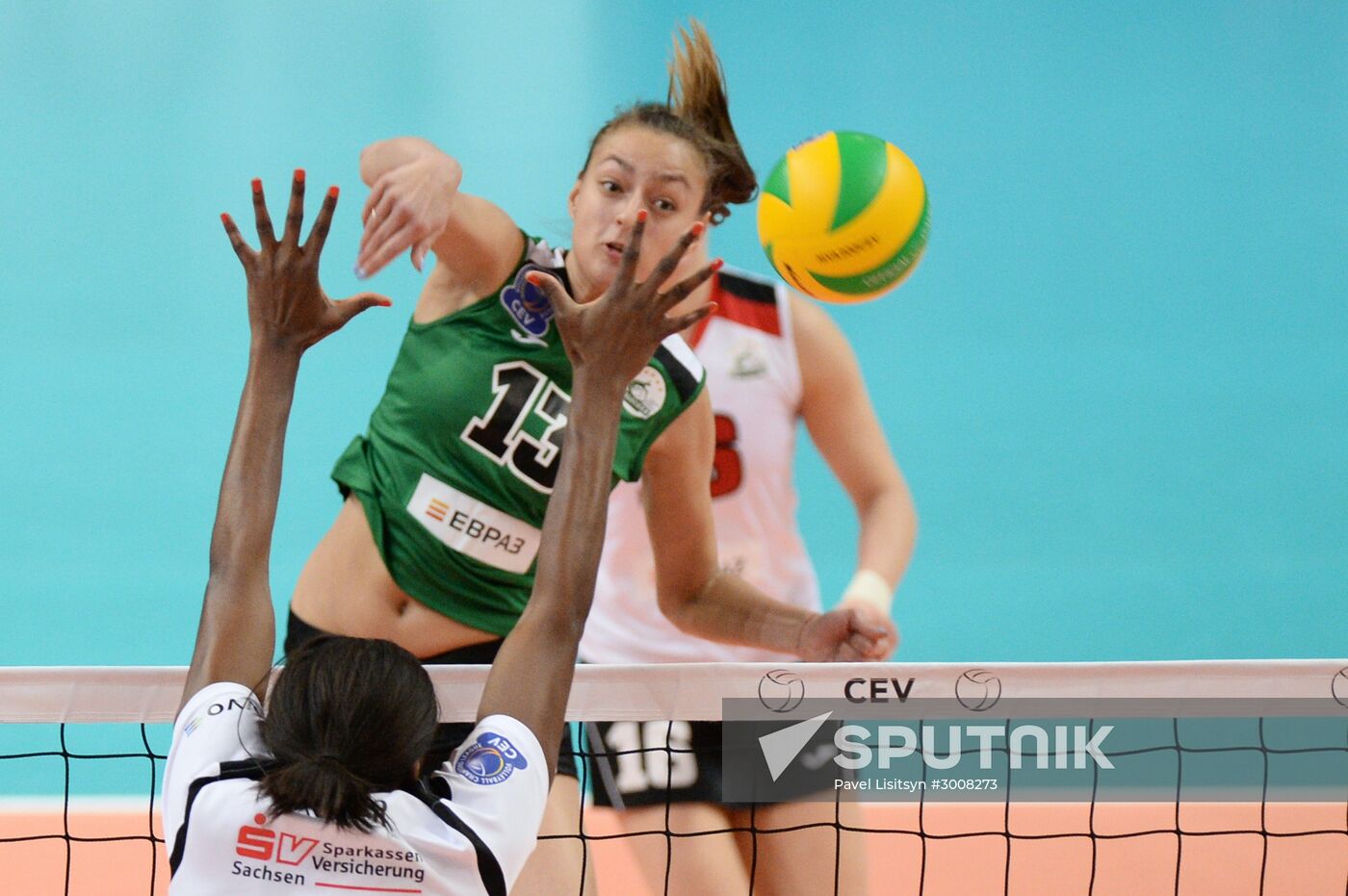 Volleyball. Champions League. Women. Uralochka-NTMK - Dresdner