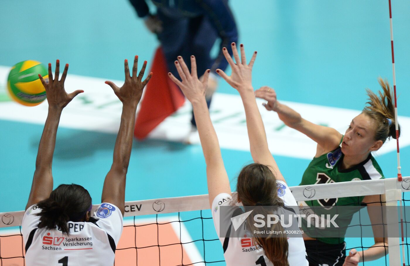 Volleyball. Champions League. Women. Uralochka-NTMK - Dresdner
