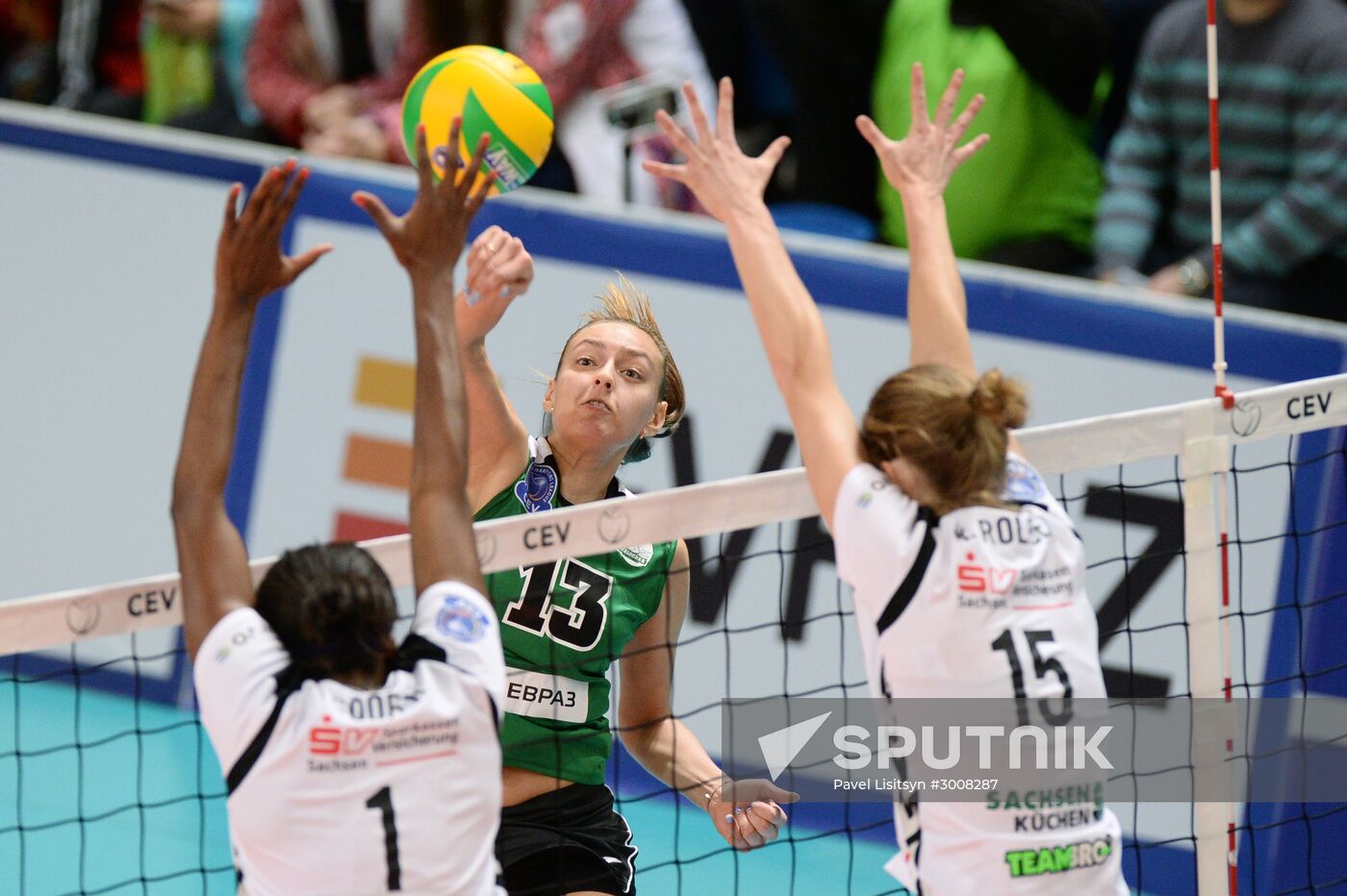 Volleyball. Champions League. Women. Uralochka-NTMK - Dresdner