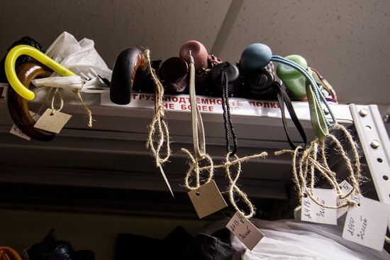 Moscow Metro's lost and found storage