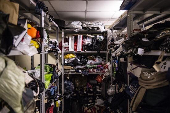 Moscow Metro's lost and found storage