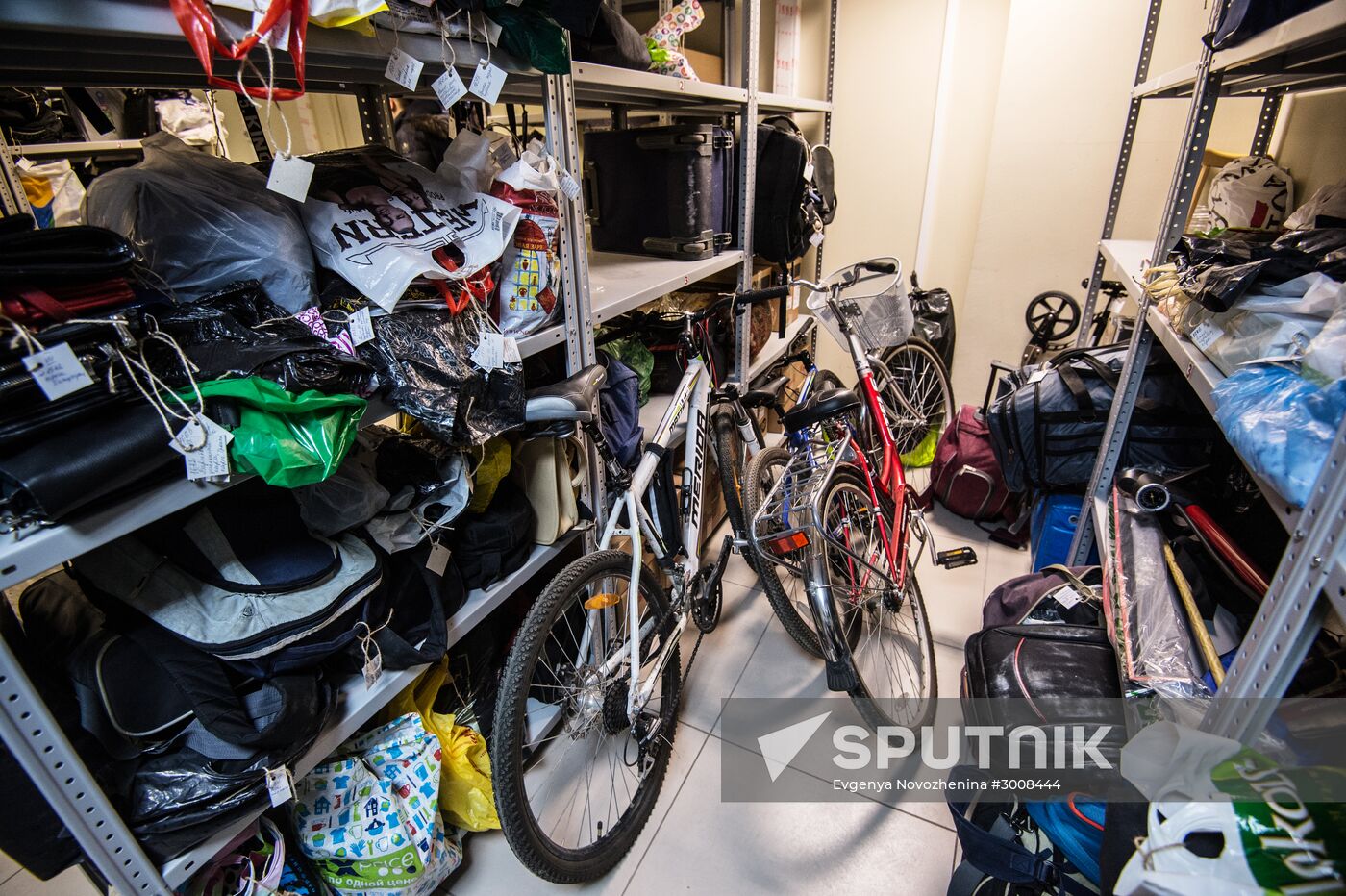 Moscow Metro's lost and found storage