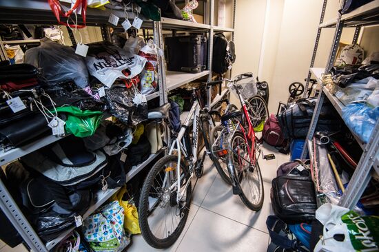 Moscow Metro's lost and found storage