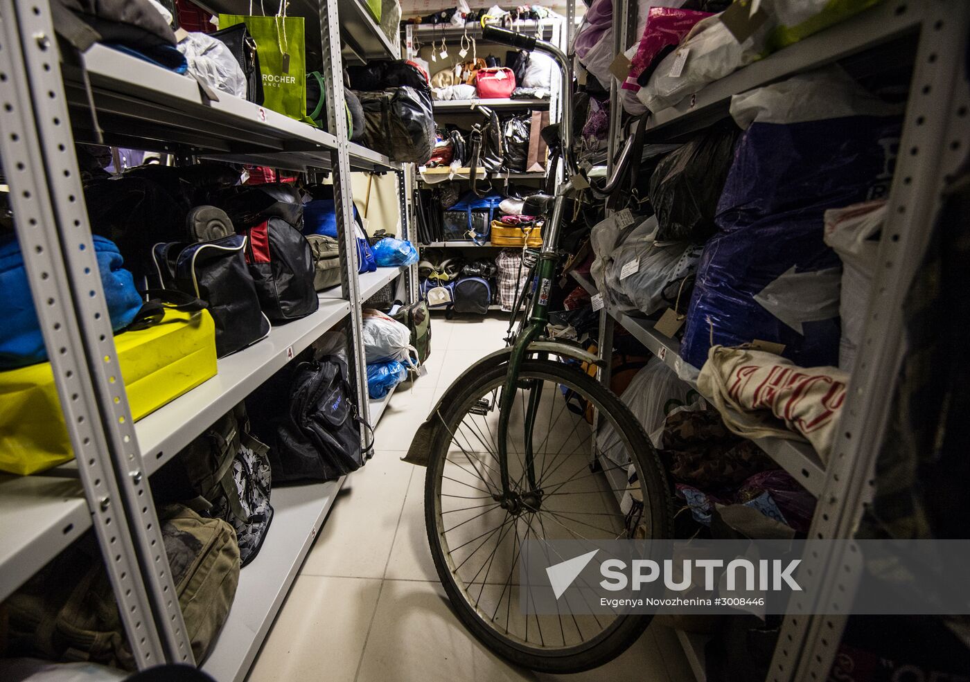 Moscow Metro's lost and found storage
