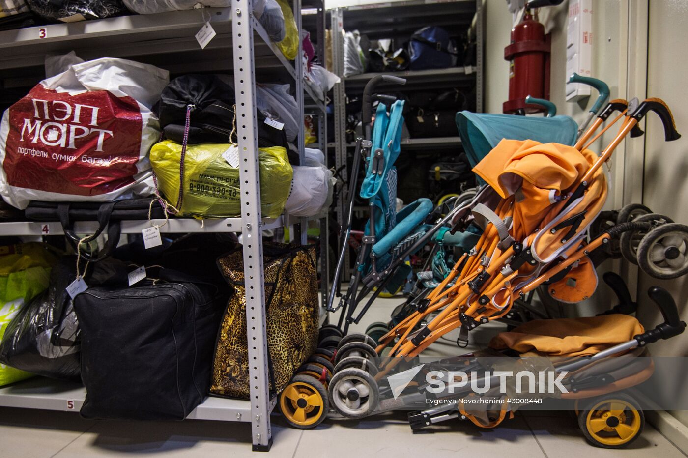 Moscow Metro's lost and found storage