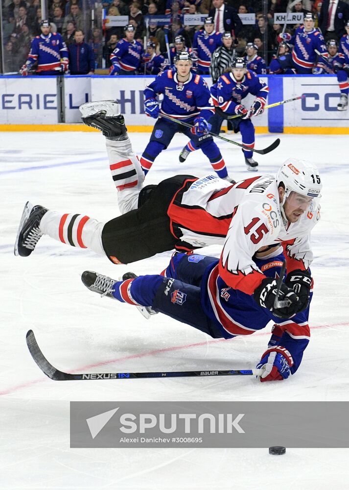 Kontinental Hockey League. SKA vs. Avangard